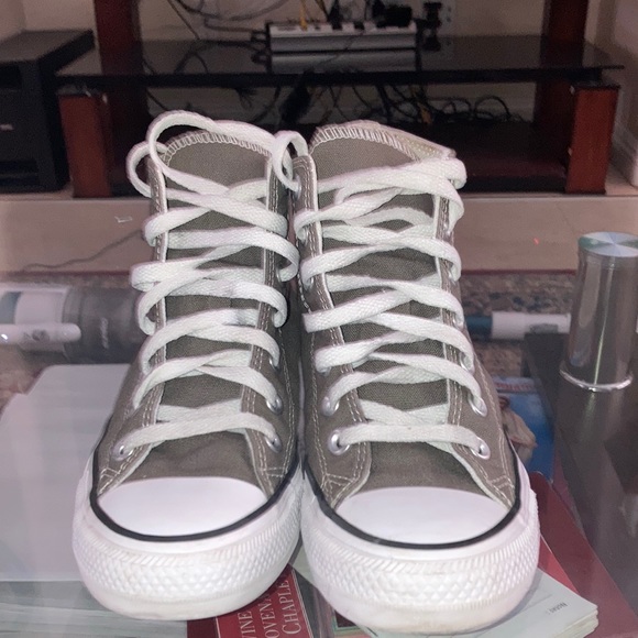 Converse Shoes - Converse in the color Charcoal. Size is 7 Women. Size 5 Men.
